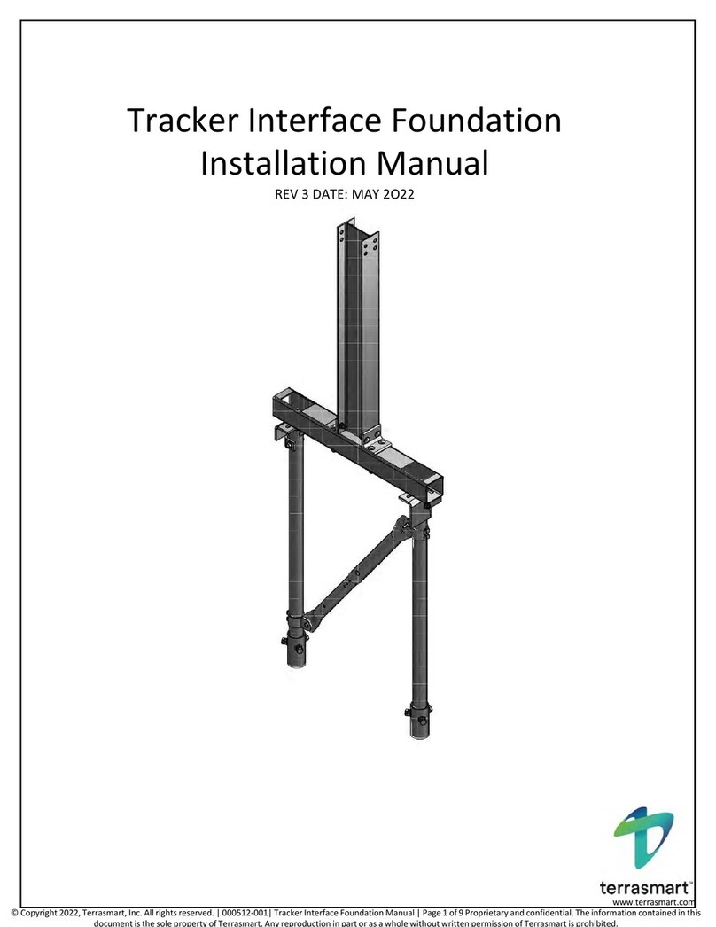 Terrasmart Tracker Interface Foundation Bedienungsanleitung