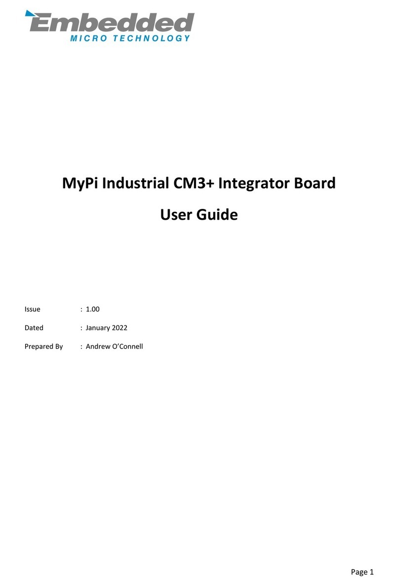Embedded Micro Technology MyPi Bedienungsanleitung