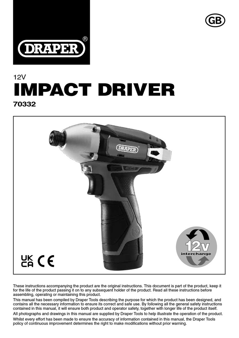 Draper 70332 Bedienungsanleitung