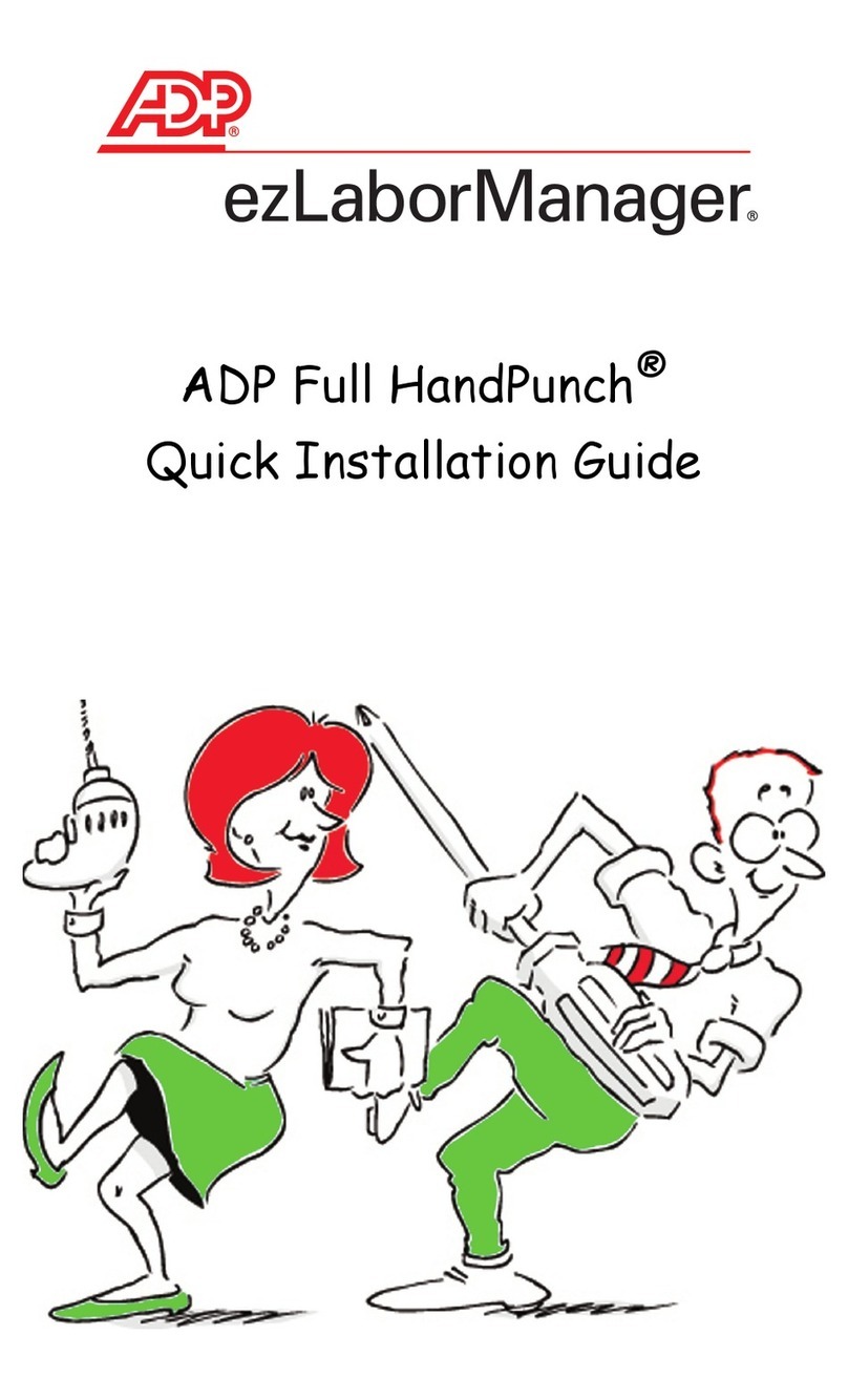 Adp HandPunch Bedienungsanleitung