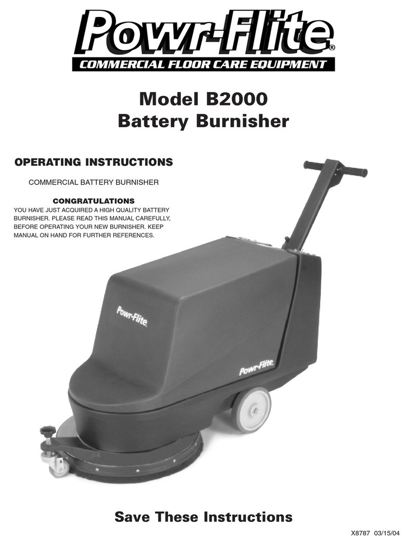 Powr-Flite B2000 Bedienungsanleitung