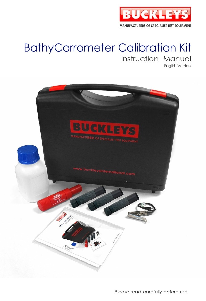 Buckleys BathyCorrometer Calibration Kit Bedienungsanleitung