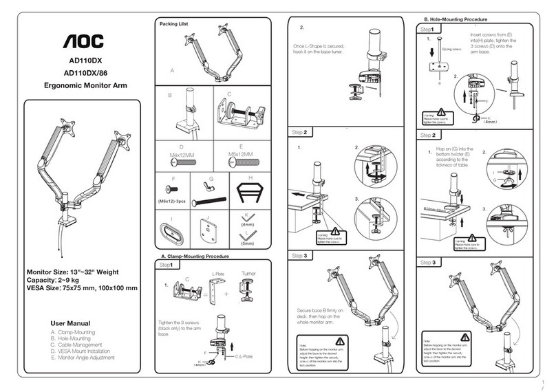 AOC AD110DX Bedienungsanleitung