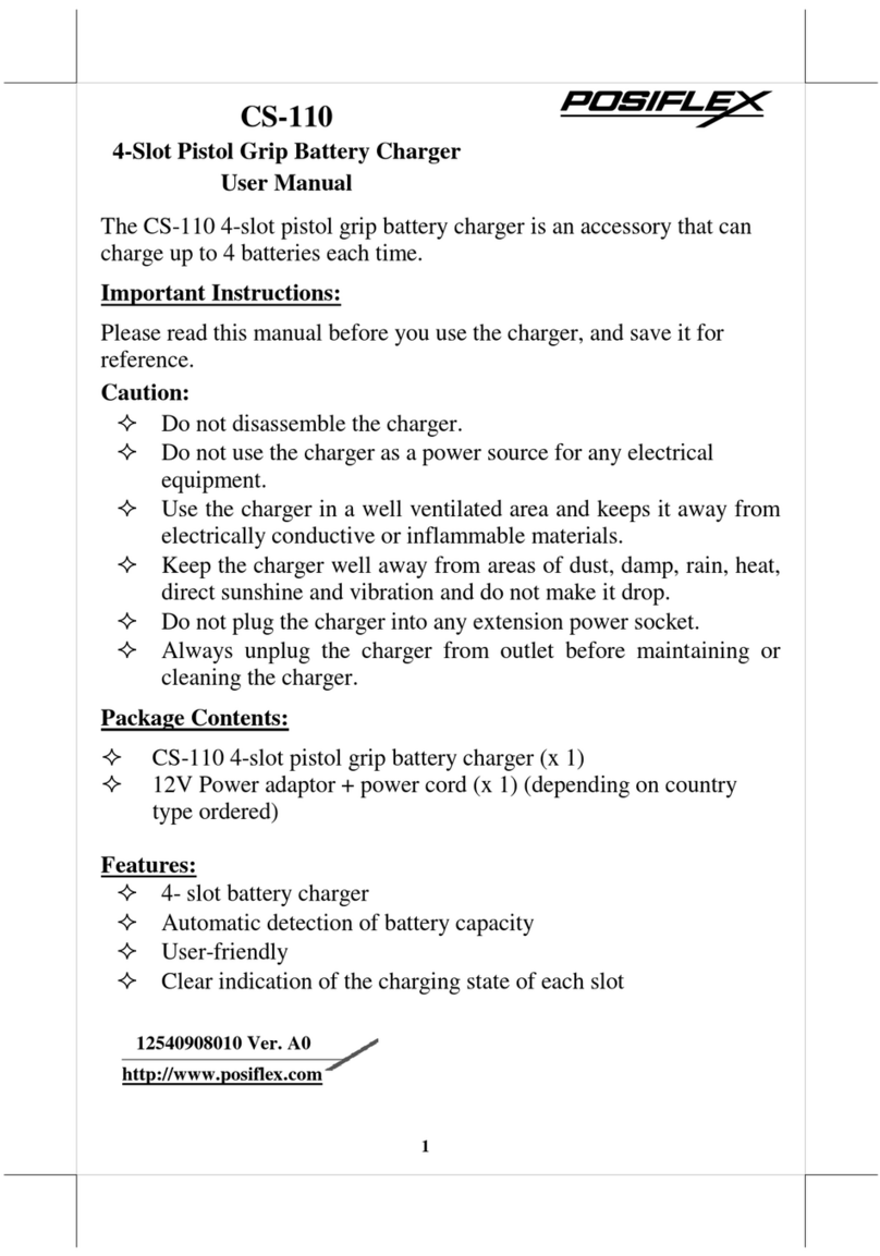 POSIFLEX CS-110 Bedienungsanleitung POSIFLEX CS-110 Bedienungsanleitung