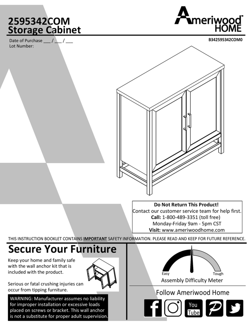 Ameriwood HOME 2595342COM Bedienungsanleitung