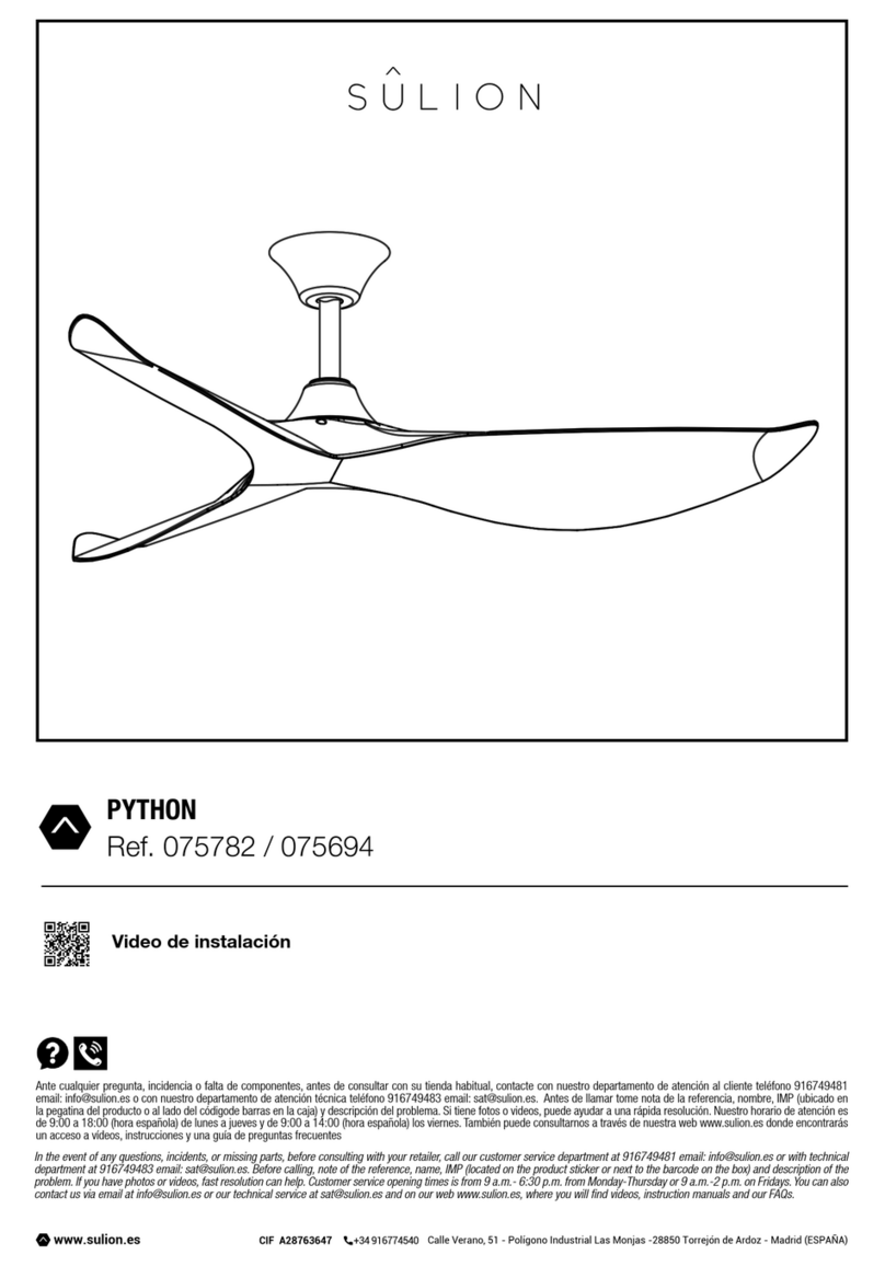 Sulion PYTHON Bedienungsanleitung