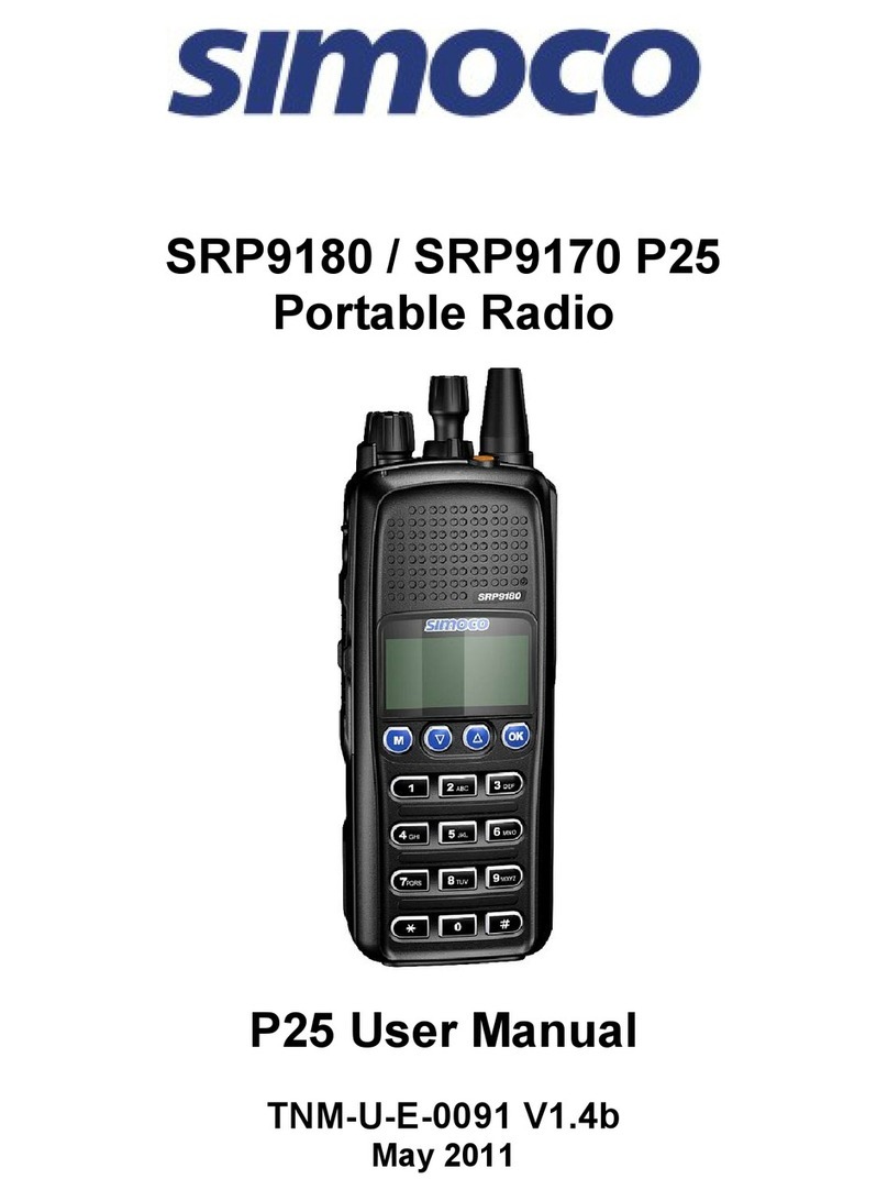 Simoco P25 Bedienungsanleitung
