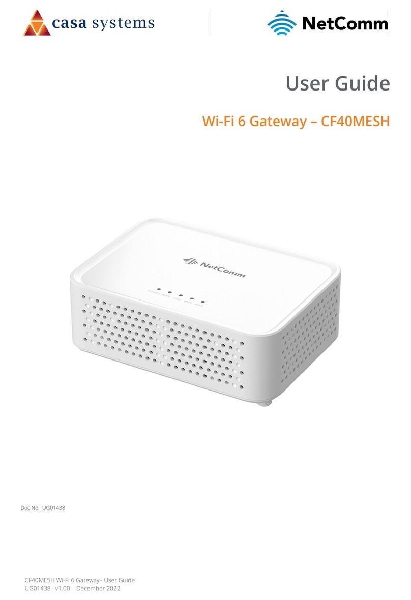 Casa Systems NetComm CF40MESH Bedienungsanleitung