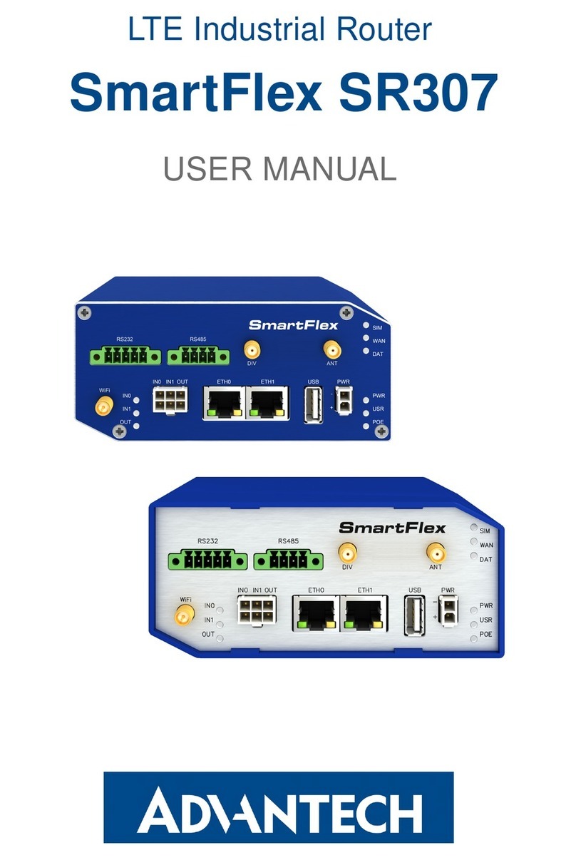 Advantech SmartFlex SR307 Bedienungsanleitung