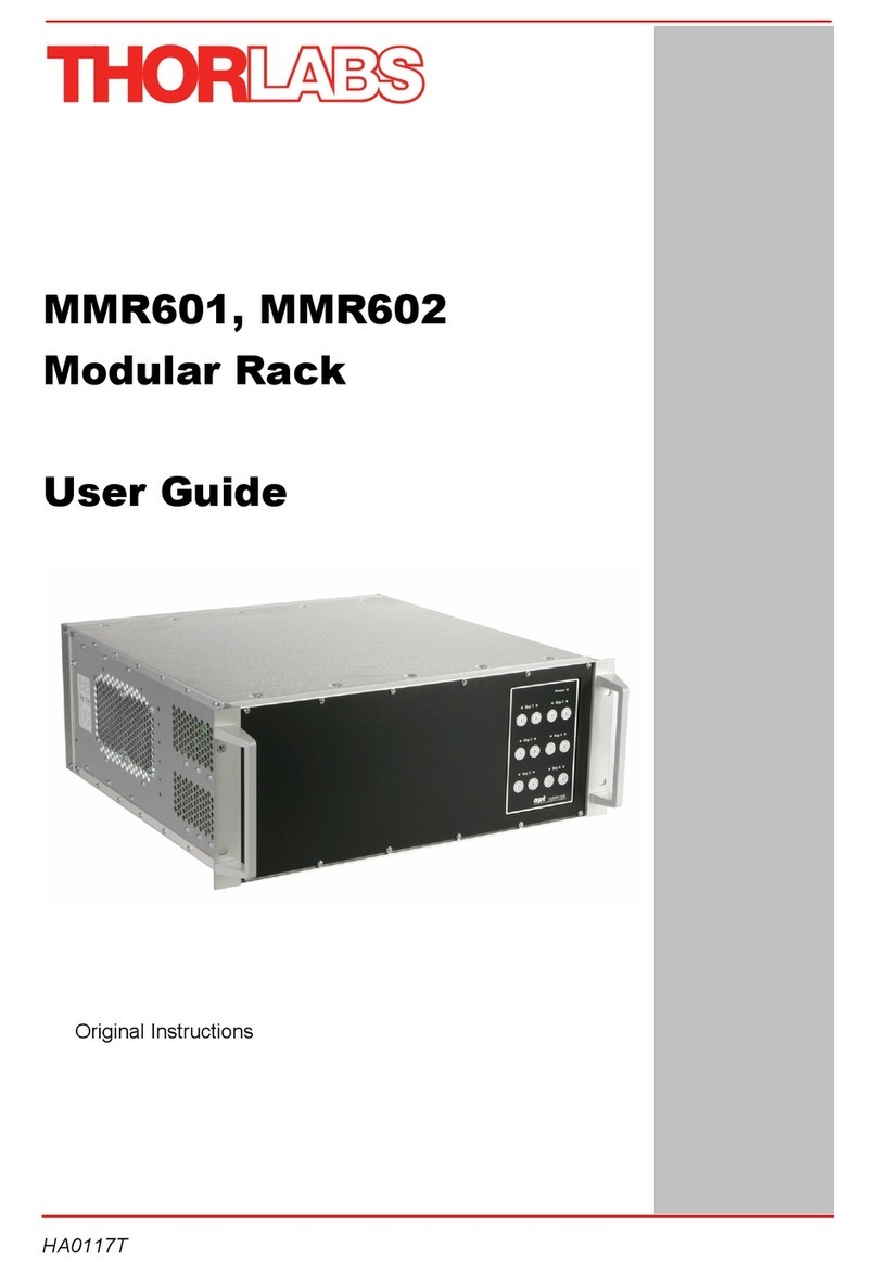 THORLABS MMR601 Bedienungsanleitung THORLABS MMR601 Bedienungsanleitung
