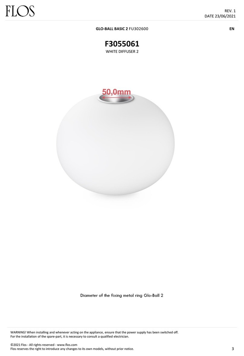 FLOS GLO-BALL BASIC 2 Bedienungsanleitung FLOS GLO-BALL BASIC 2 Bedienungsanleitung