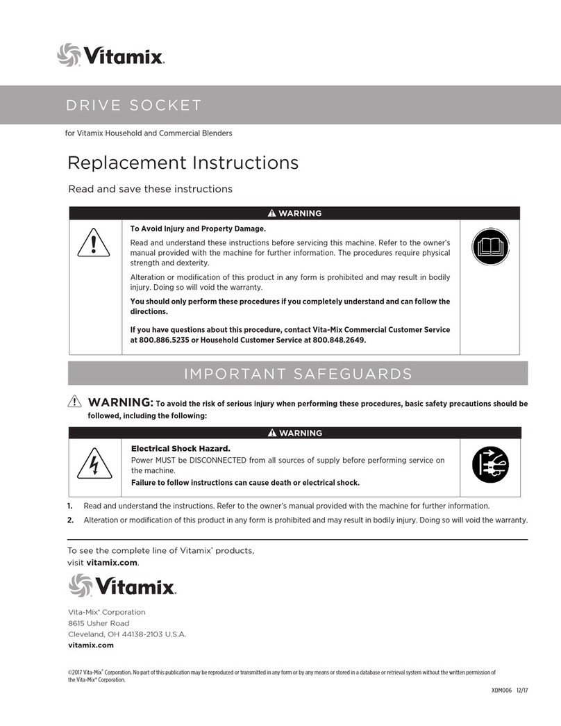 Vitamix DRIVE SOCKET Leitfaden Vitamix DRIVE SOCKET Leitfaden