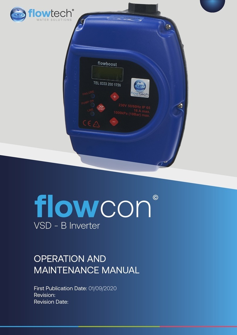 FLOWTECH flowcon Bedienungsanleitung