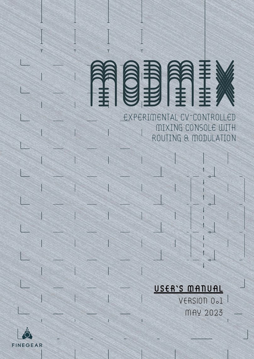 FINEGEAR MODMIX Bedienungsanleitung