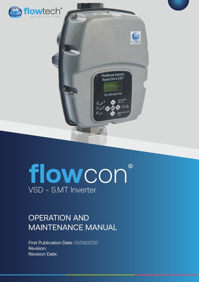 FLOWTECH flowcon Bedienungsanleitung
