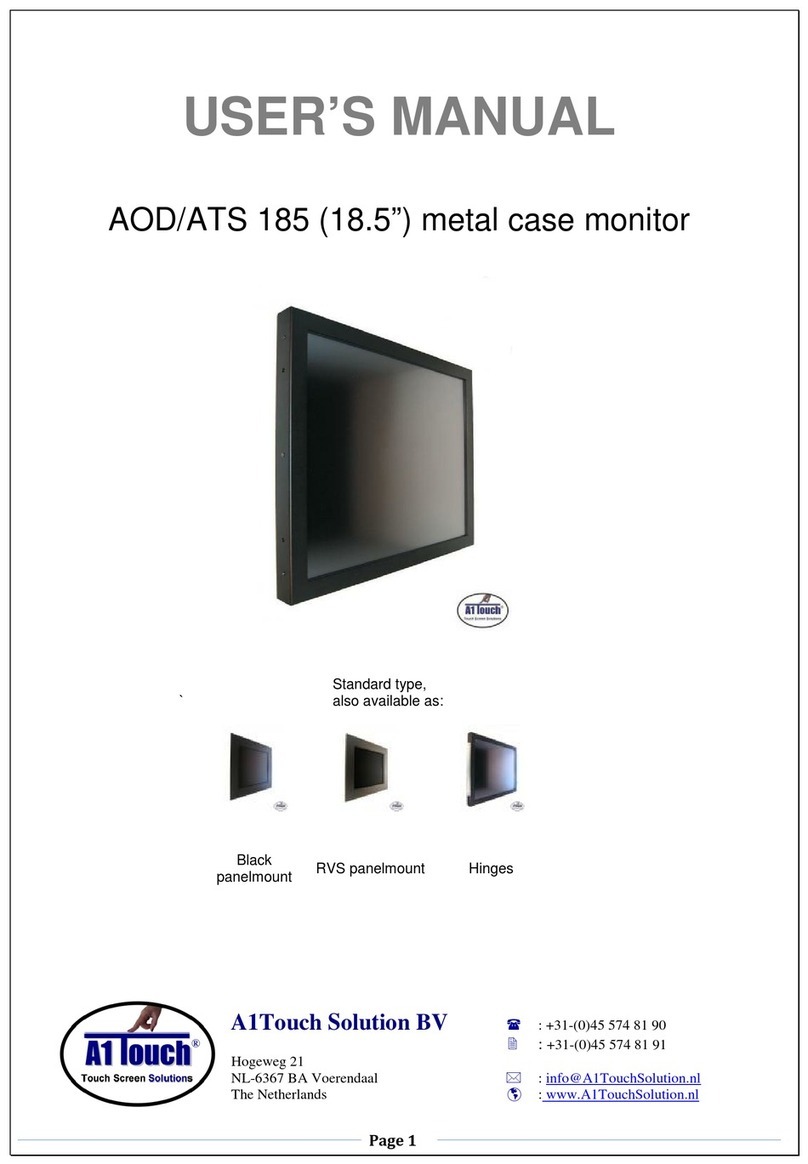 A1 Touch AOD 185 Bedienungsanleitung