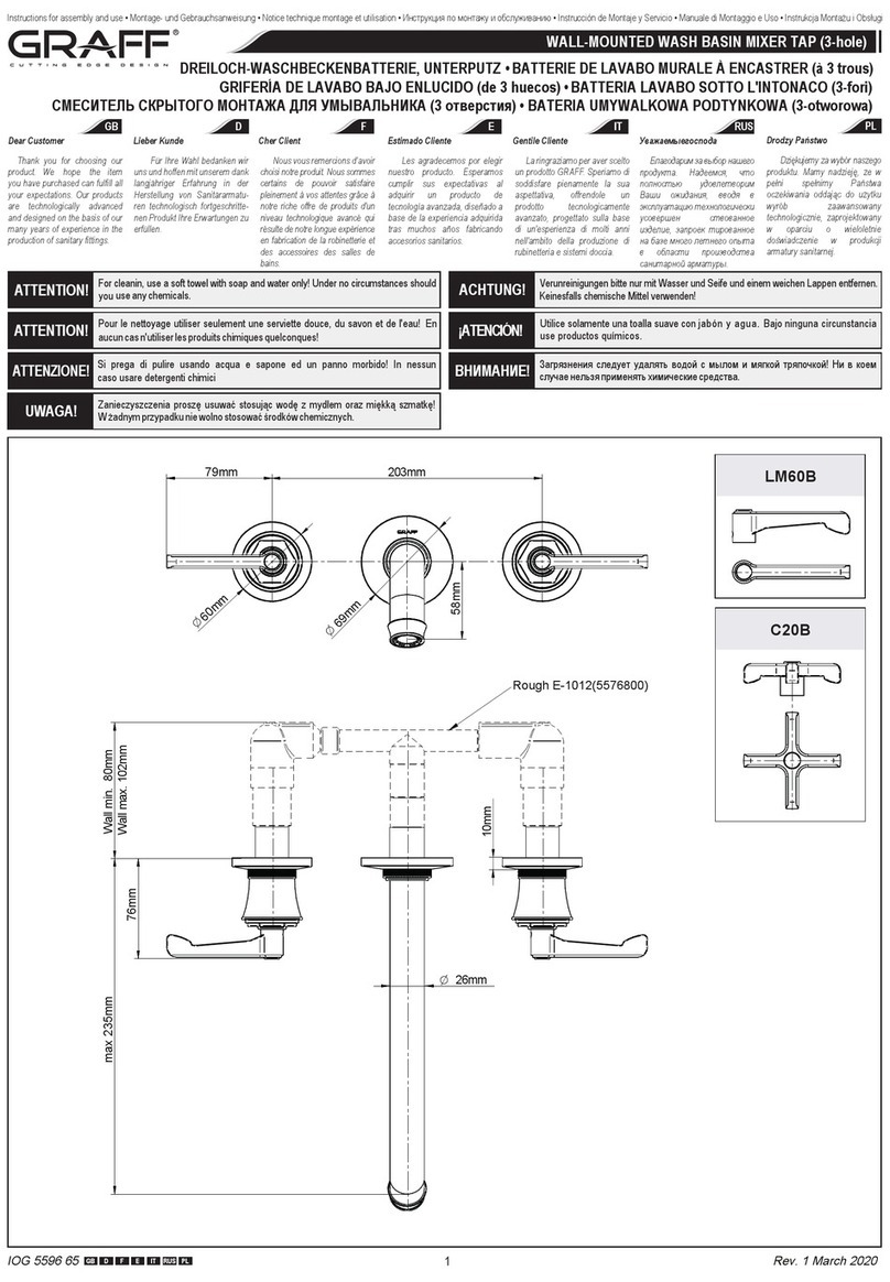 Graff LM60B Bedienerhandbuch