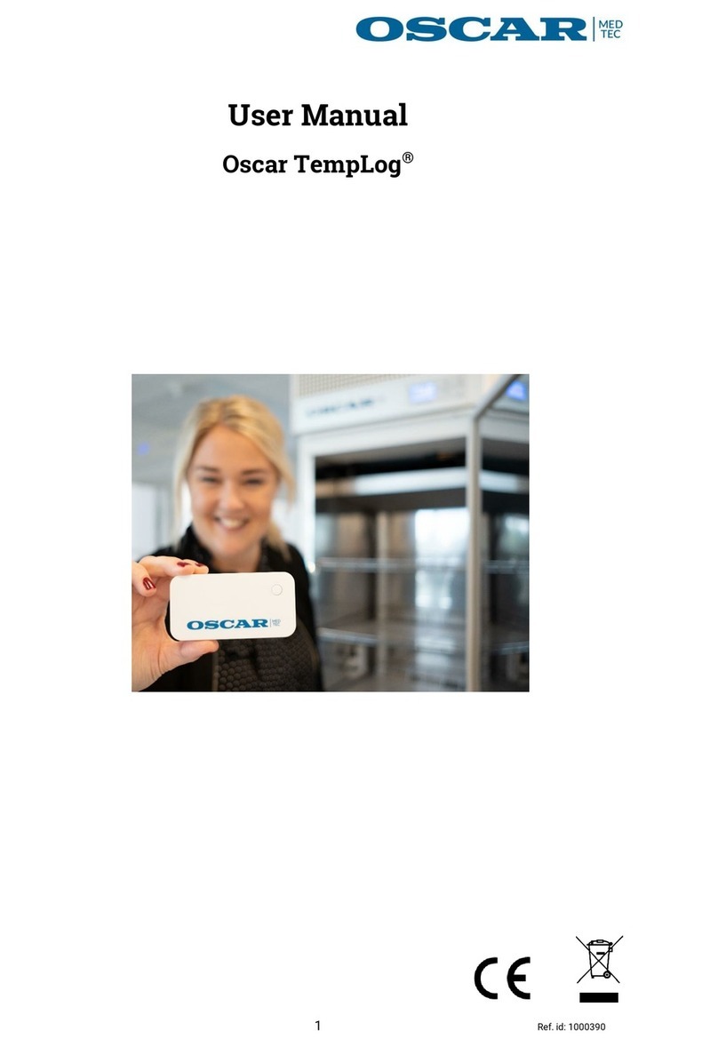 OSCAR TempLog Bedienungsanleitung OSCAR TempLog Bedienungsanleitung