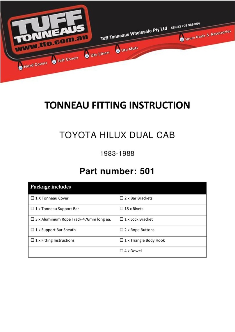 Tuff Tonneaus 501 Installationsanleitung