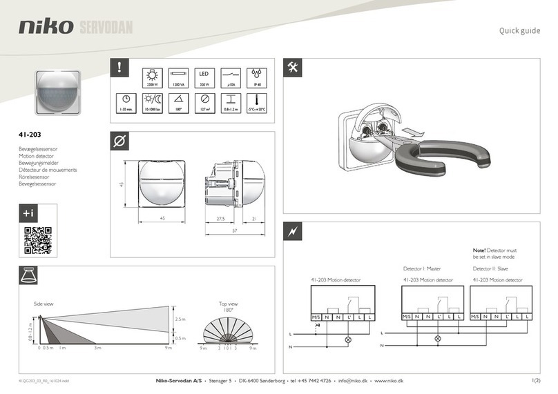 Niko Servodan 41-203 Bedienungsanleitung
