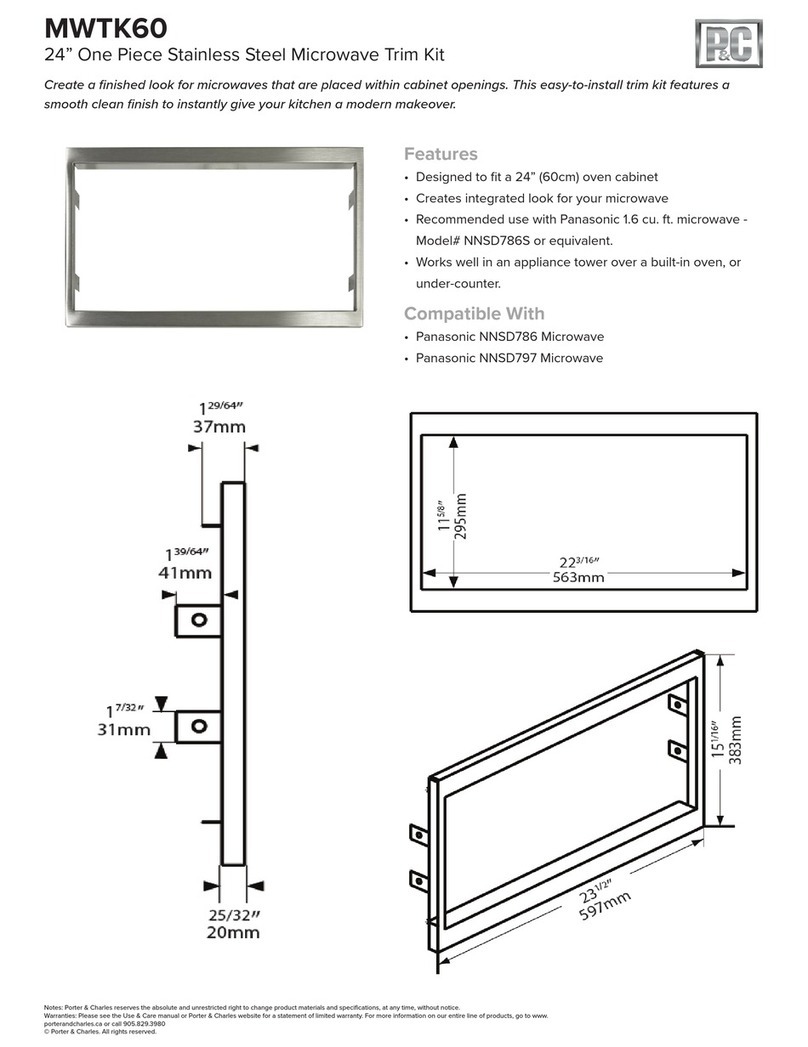 P&C MWTK60 Bedienungsanleitung P&C MWTK60 Bedienungsanleitung