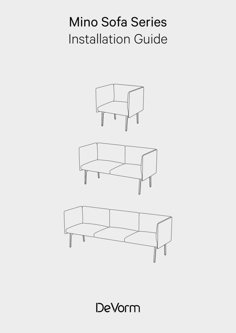 DeVorm Mino Sofa Series Bedienungsanleitung DeVorm Mino Sofa Series Bedienungsanleitung