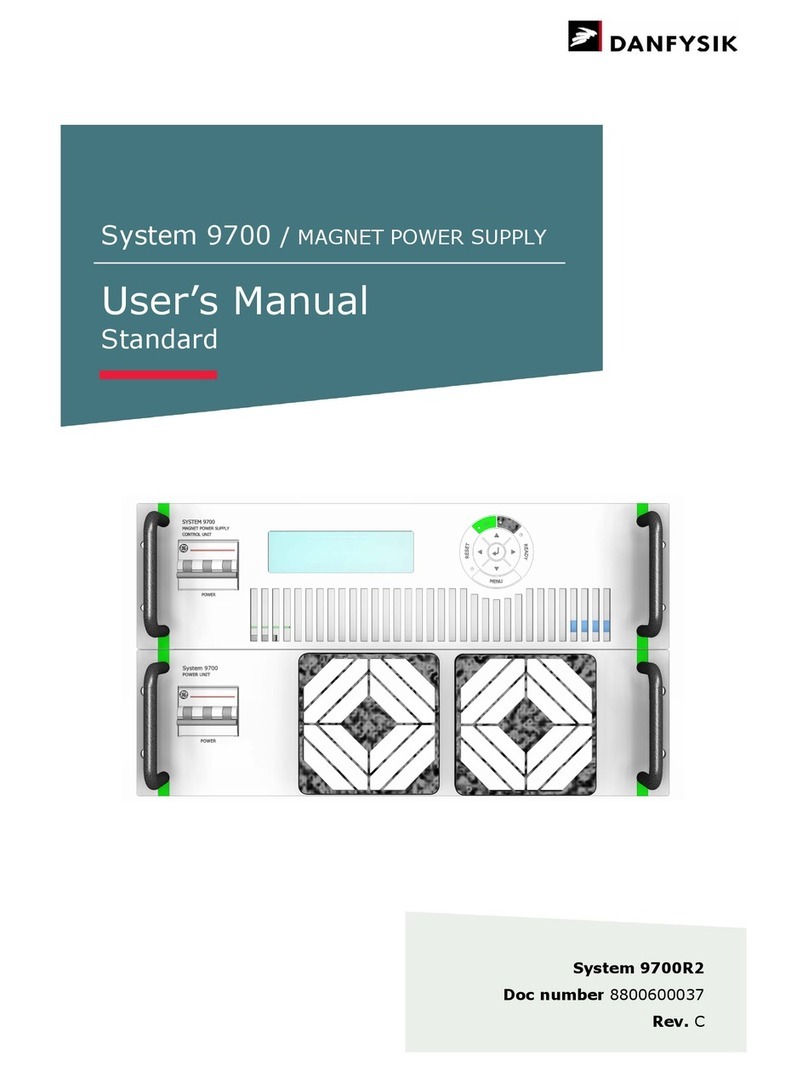 Danfysik 9700 Bedienungsanleitung