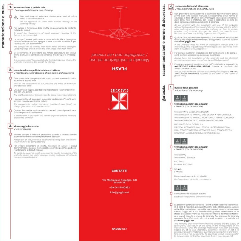 GAGGIO FLASH Leitfaden