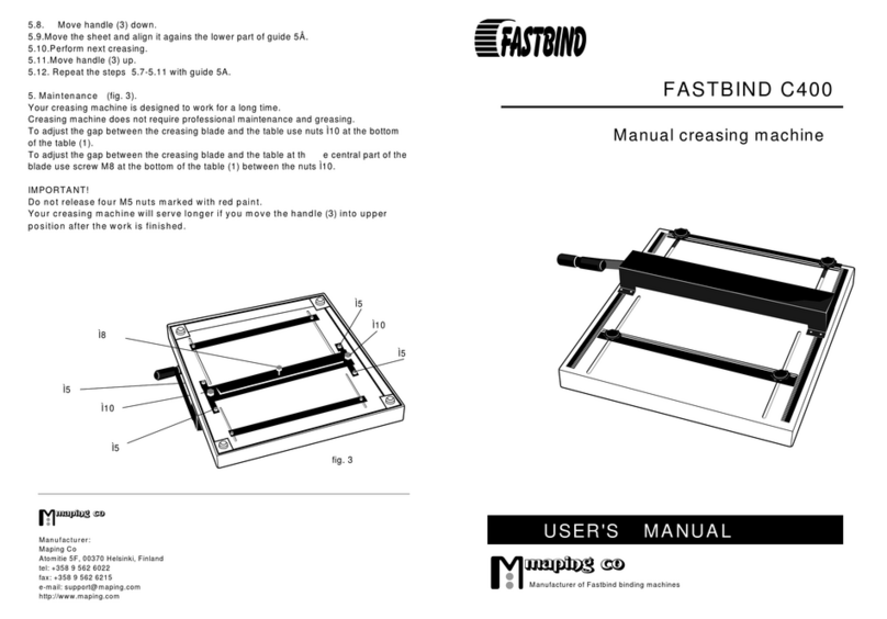 Fastbind C400 Bedienungsanleitung