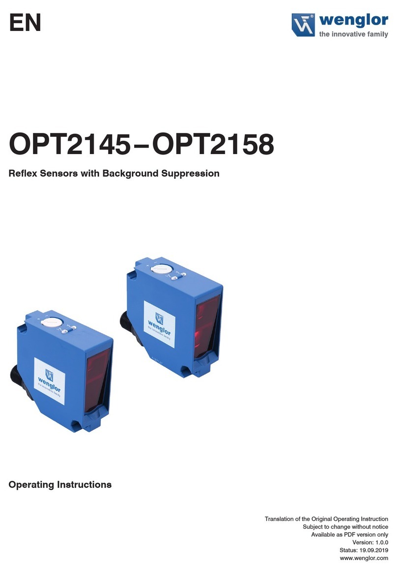 Wenglor OPT2145 Bedienungsanleitung