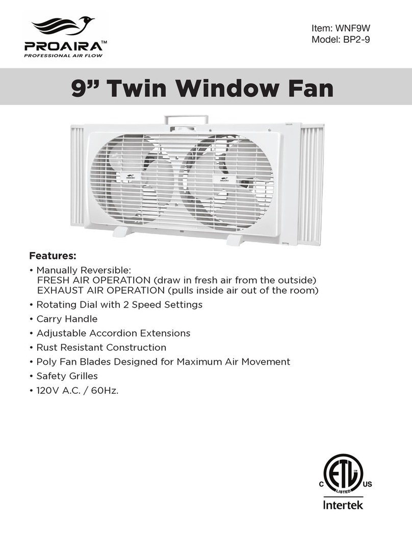PROAIRA BP2-9 Bedienungsanleitung