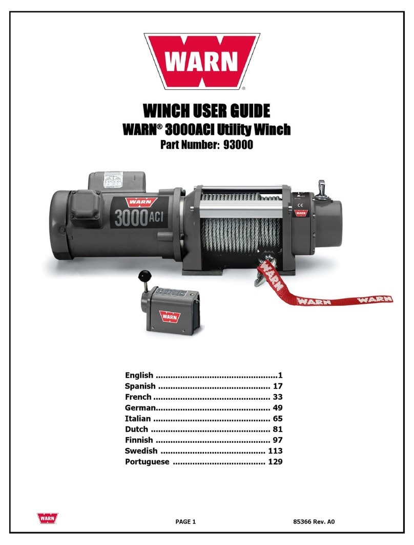 Warn 3000ACI Bedienungsanleitung