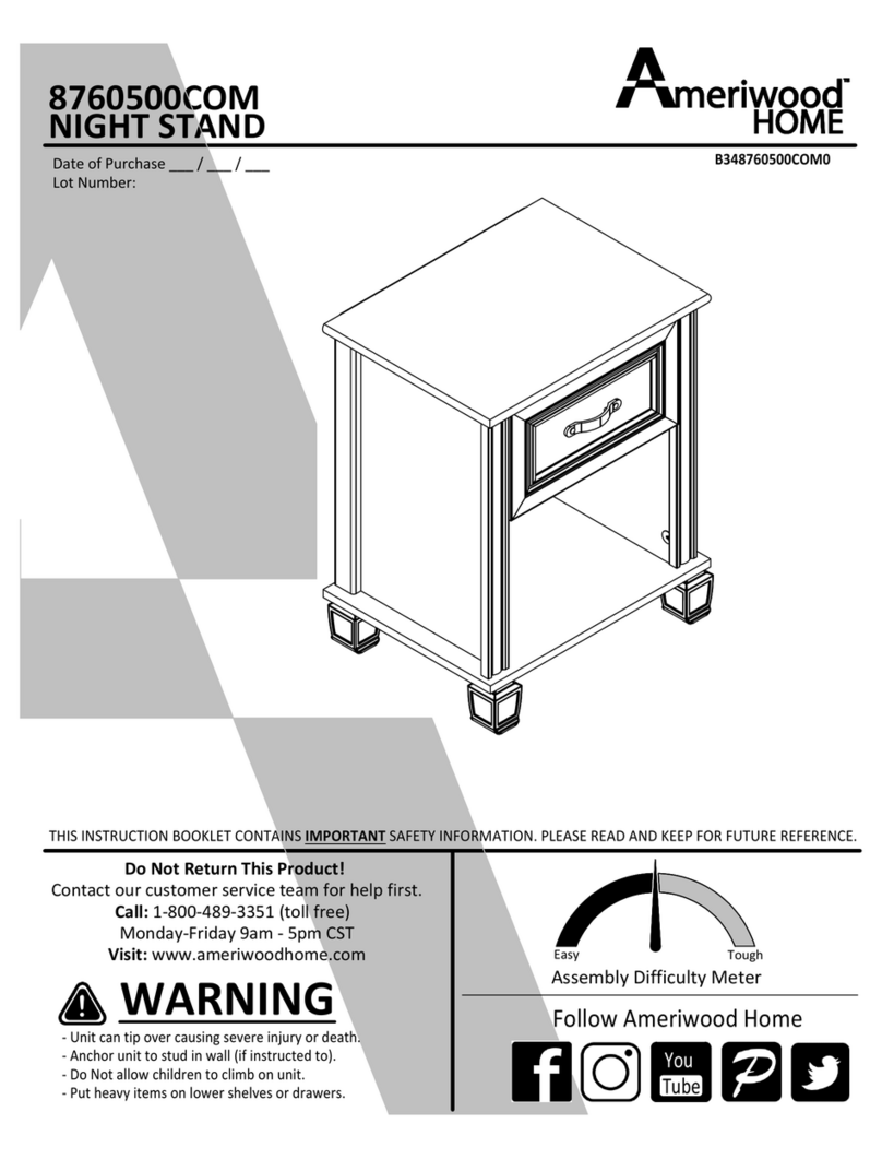 Ameriwood HOME 8760500COM Bedienungsanleitung