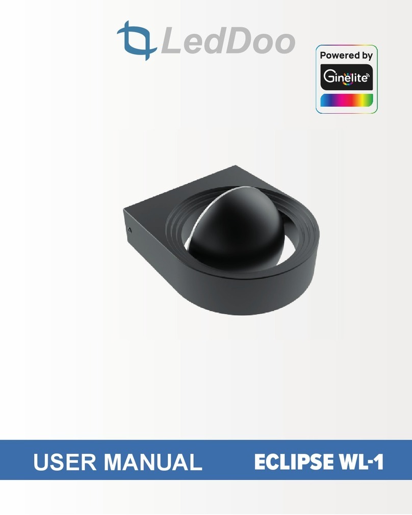 LEDDOO ECLIPSE WL-1 Bedienungsanleitung LEDDOO ECLIPSE WL-1 Bedienungsanleitung