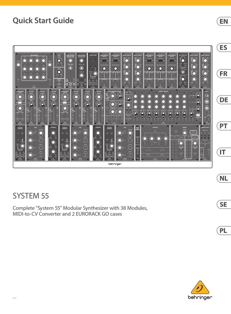 Behringer SYSTEM 55 Bedienungsanleitung