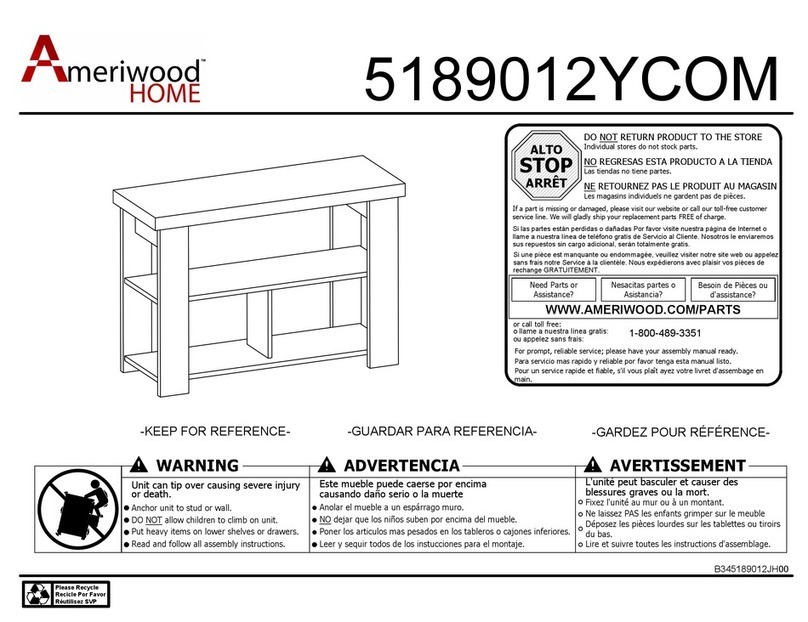 Ameriwood HOME 5189012YCOM Bedienungsanleitung