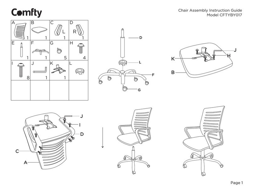 Comfty CFTYBY017 Bedienungsanleitung