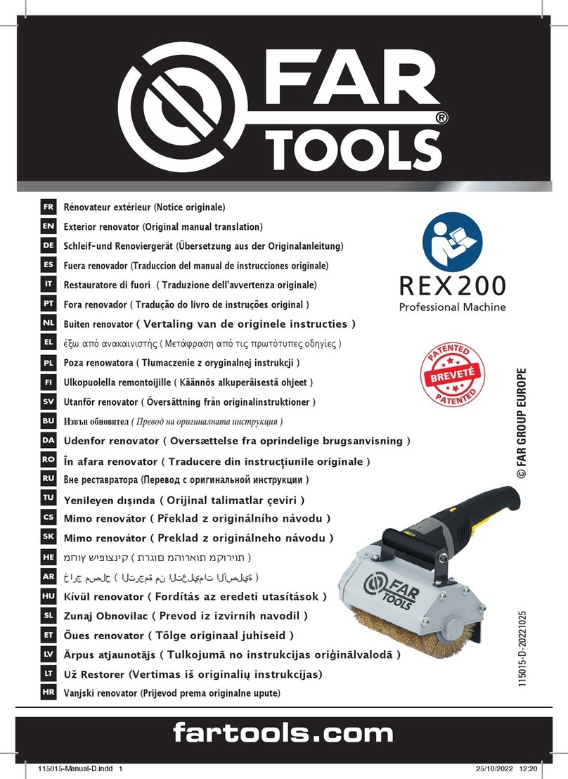 Far Tools REX 200 Betriebsanleitung