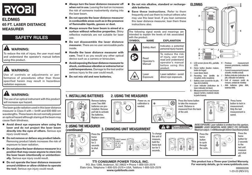 Ryobi ELDM65 Bedienungsanleitung
