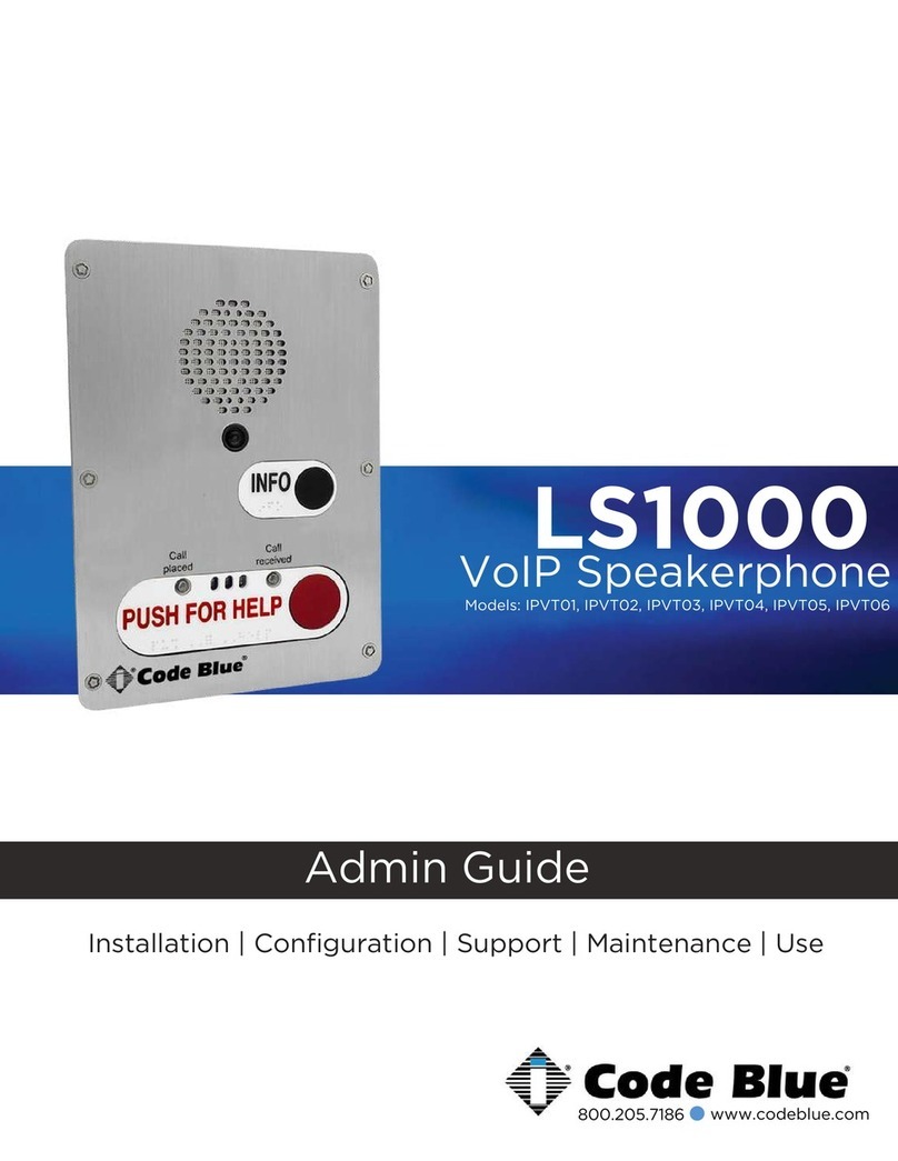 Code Blue IPVT01 Handbuch