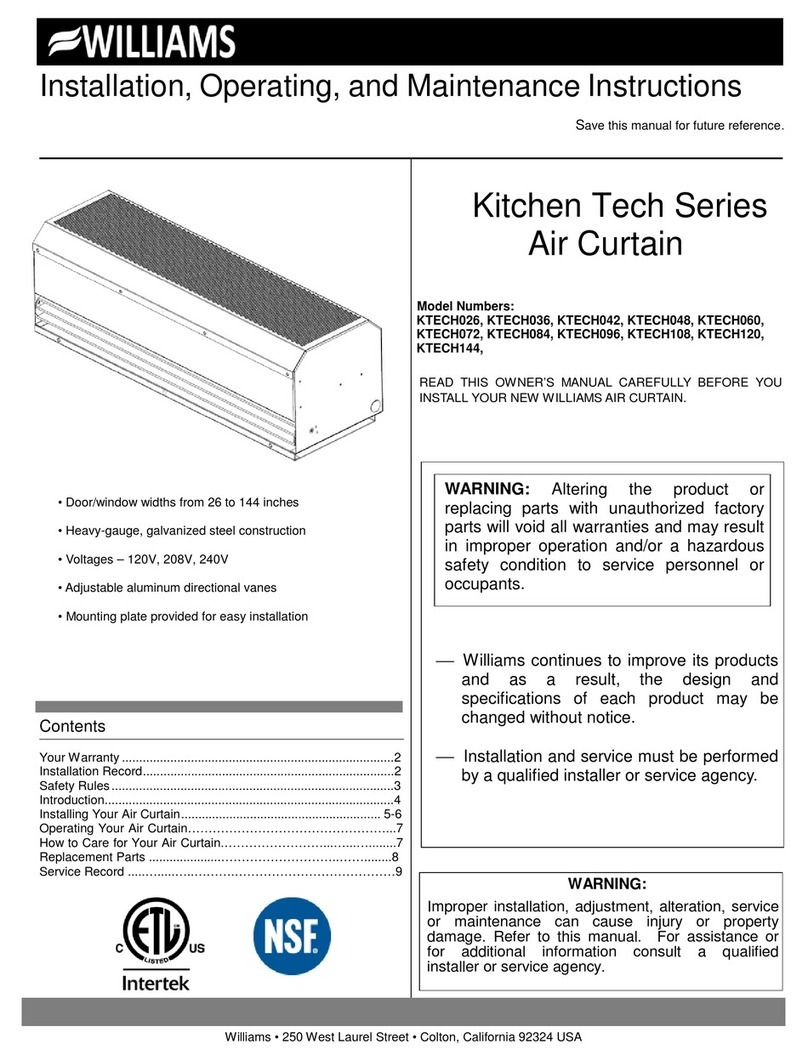 Williams KTECH026 Montageanleitung