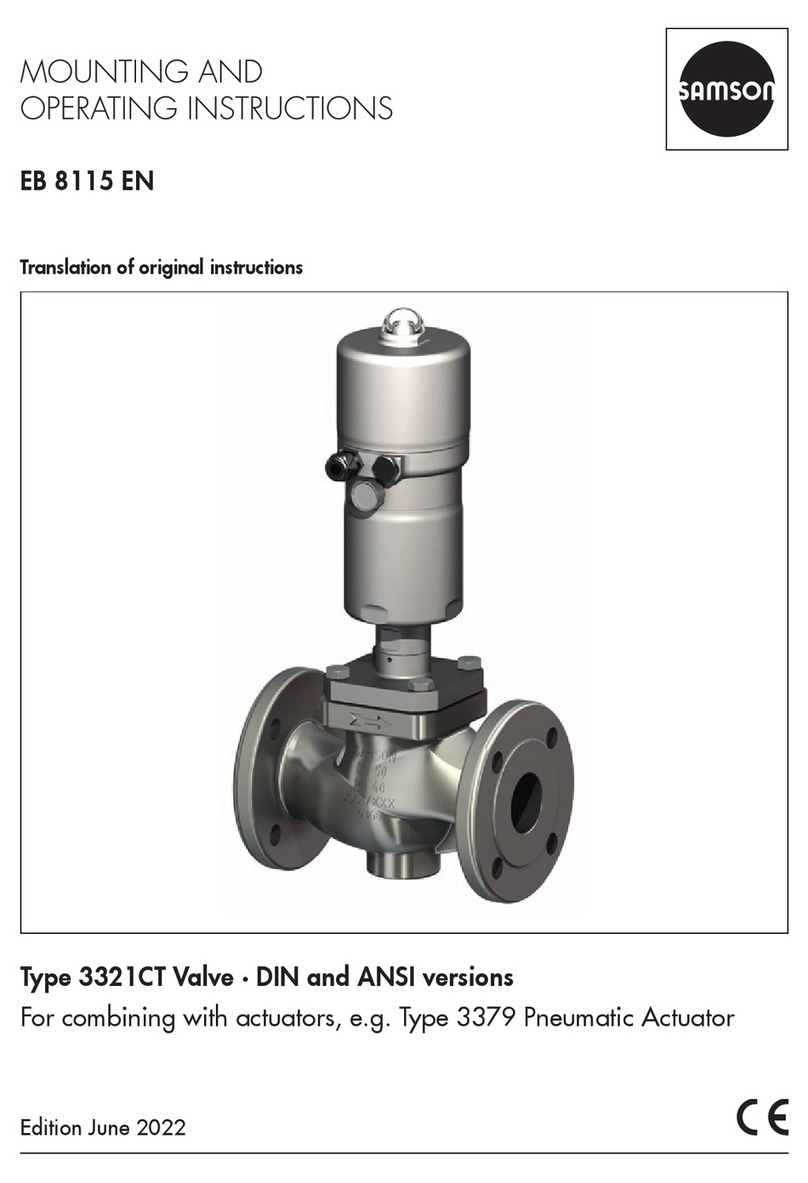 Samson 3321CT Service-Handbuch