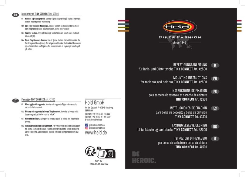 Held TINY CONNECT Bedienungsanleitung