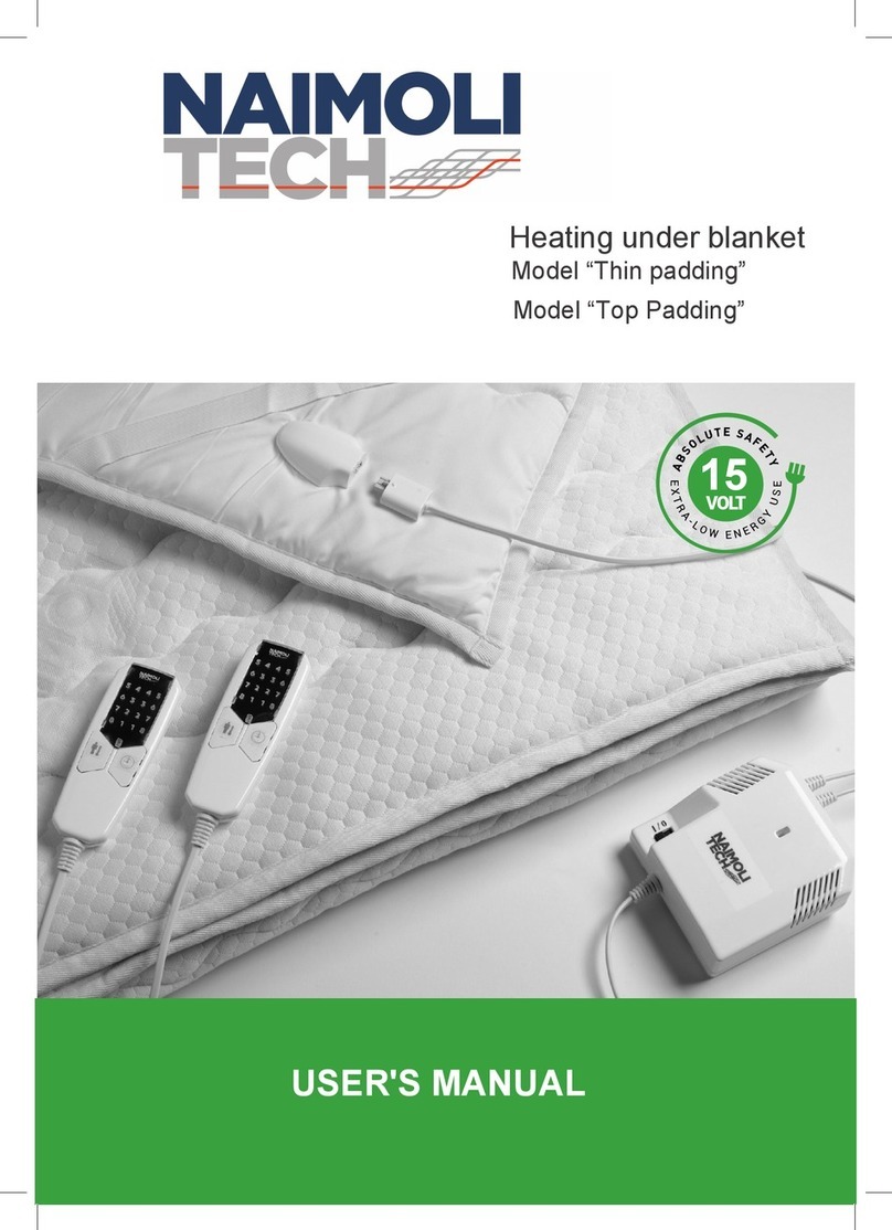 NAIMOLI TECH Thin padding Bedienungsanleitung