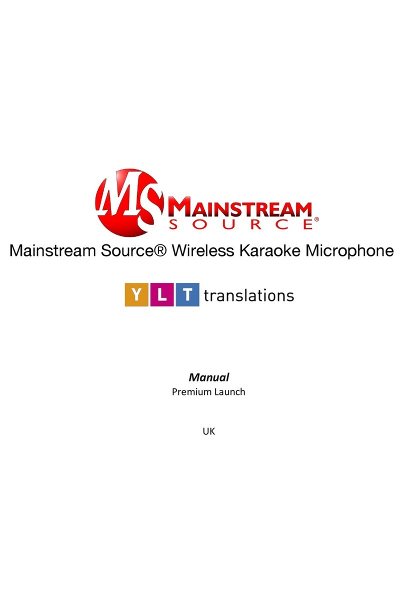 MAINSTREAM SOURCE MS-001 Bedienungsanleitung