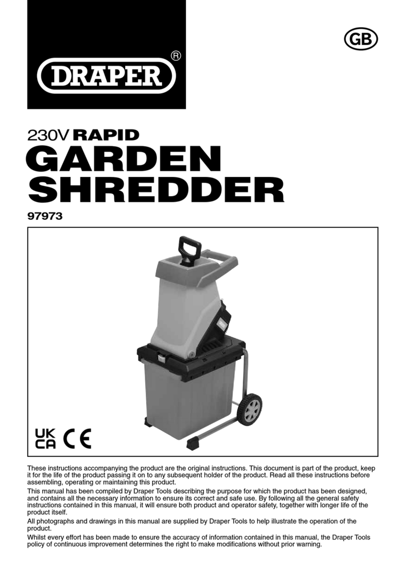 Draper Rapid GRS2500D Bedienungsanleitung