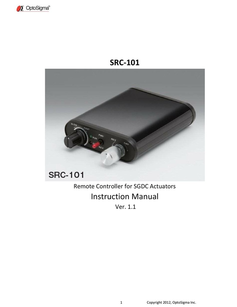 OptoSigma SRC-101 Bedienungsanleitung