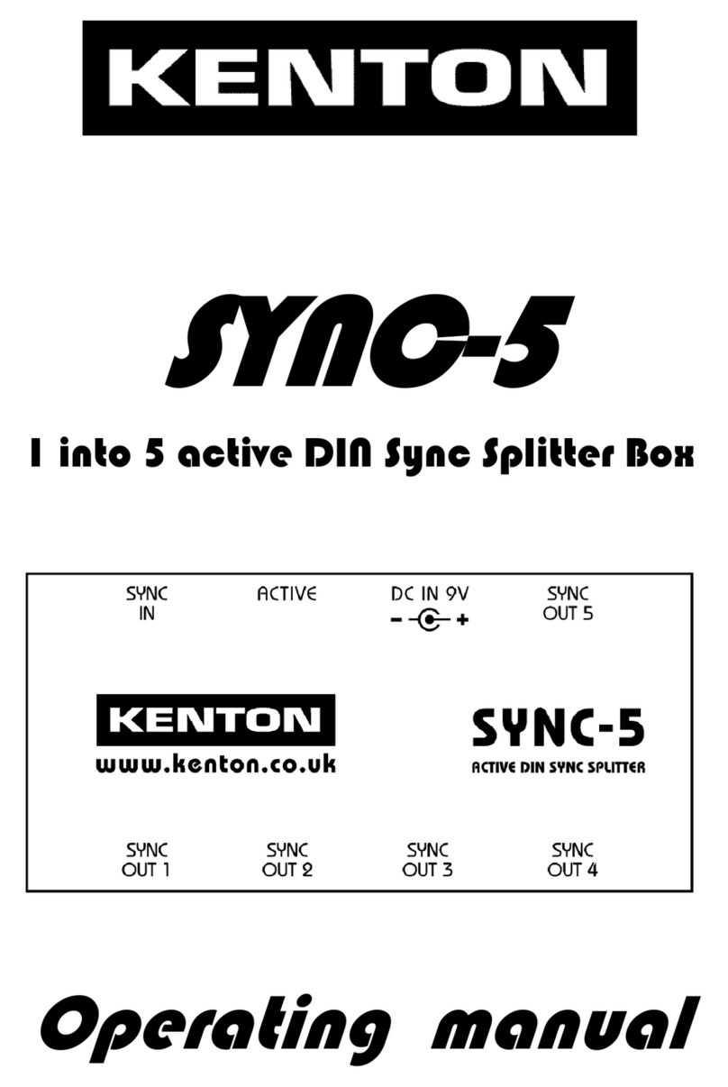 Kenton SYNC-5 Bedienungsanleitung Kenton SYNC-5 Bedienungsanleitung