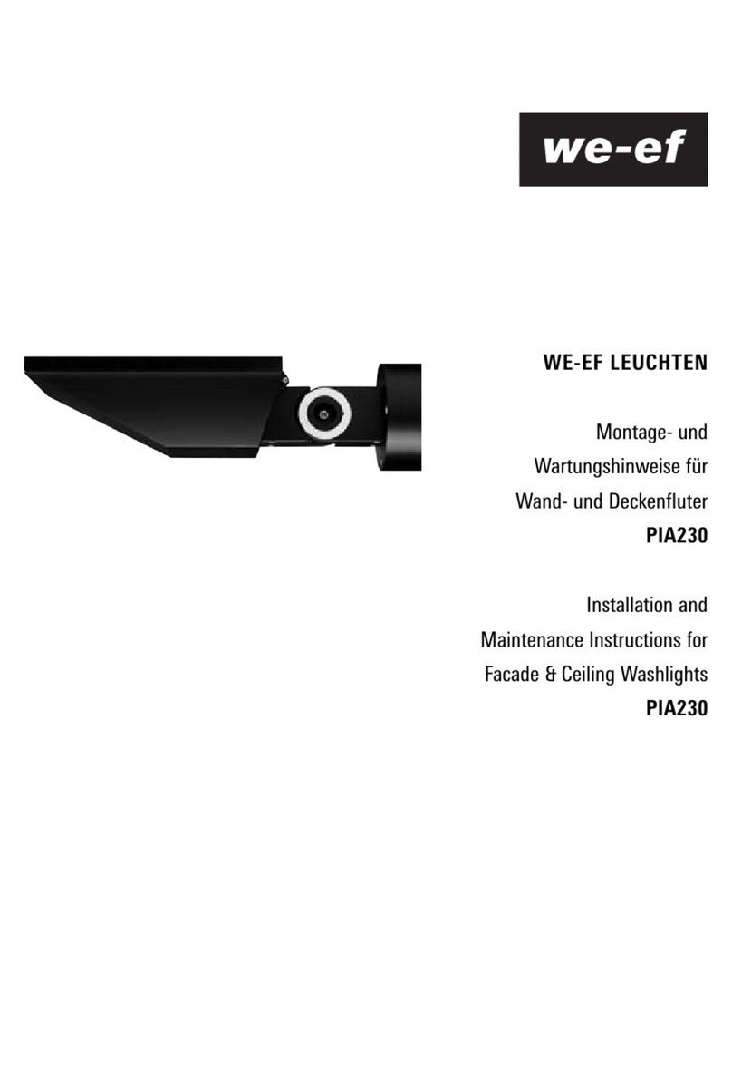 WE-EF PIA230 Bedienungsanleitung