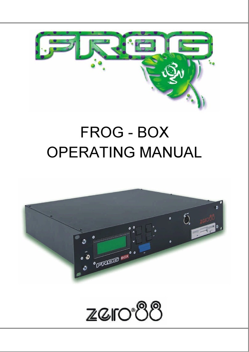 Zero88 Frog Bedienungsanleitung